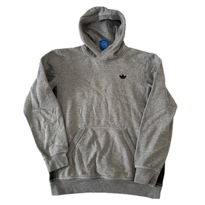 Adidas Grey Black Men Small Activewear Athletic Hoodie